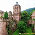 Heidelberg Castle view from the terrace